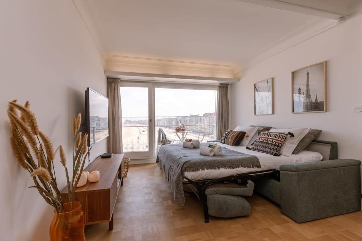 Apartament Stunning Studio With Sea-View And Terrace Knokke-Heist Zewnętrze zdjęcie